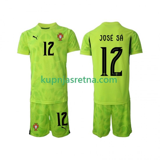 Dječja Domaći Home Golmanski Dresova Portugal Jose Sa 12 2025 Kratkih Rukava