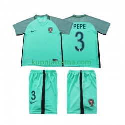 Dječja Gostujući Away Dresova Portugal PEPE 3 Retro 2016 Kratkih Rukava Dječja Gostujući Away Dresova Portugal PEPE 3 Retro 2016 Kratkih Rukava