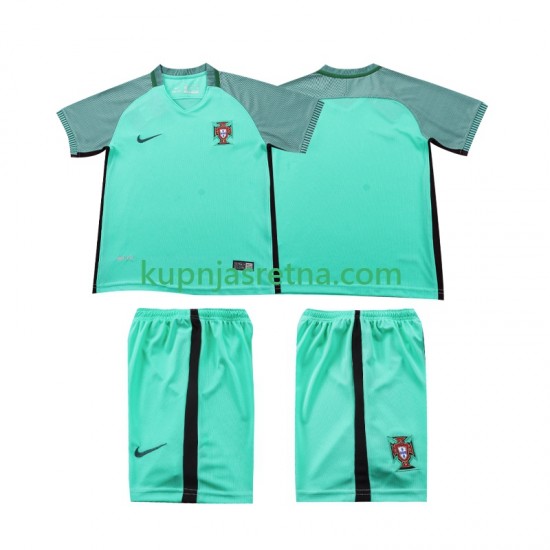 Dječja Gostujući Away Dresova Portugal Retro 2016 Kratkih Rukava