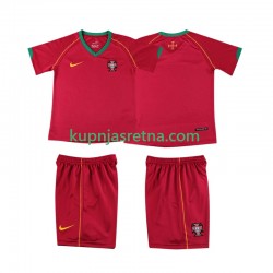 Dječja Domaći Home Dresova Portugal Retro 2006 Kratkih Rukava Dječja Domaći Home Dresova Portugal Retro 2006 Kratkih Rukava