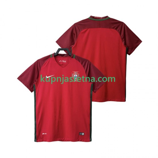 Muškarci Domaći Home Dresova Portugal Retro 2016 Kratkih Rukava
