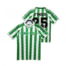 Muškarci Domaći Home Dresova Real Betis FINIDI 25 Retro 1996 1997 Kratkih Rukava Muškarci Domaći Home Dresova Real Betis FINIDI 25 Retro 1996 1997 Kratkih Rukava