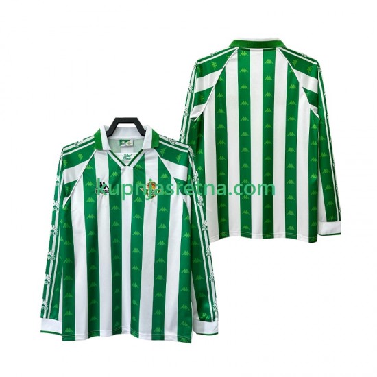 Muškarci Domaći Home Dresova Real Betis Retro 1996 1997 Dugim Rukavima
