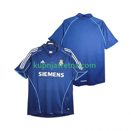 Muškarci Gostujući Away Dresova Real Madrid Retro 2005 2006 Kratkih Rukava