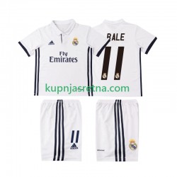 Dječja Domaći Home Dresova Real Madrid BALE 11 Retro 2016 2017 Kratkih Rukava