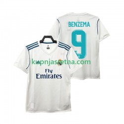Muškarci Domaći Home Dresova Real Madrid BENZEMA 9 Retro 2017 2018 Kratkih Rukava Muškarci Domaći Home Dresova Real Madrid BENZEMA 9 Retro 2017 2018 Kratkih Rukava