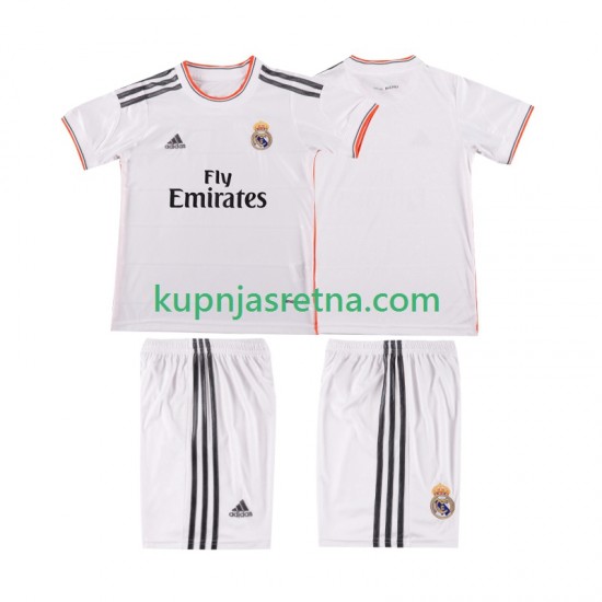 Dječja Domaći Home Dresova Real Madrid Retro 2013 2014 Kratkih Rukava