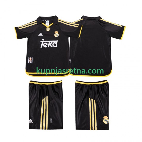 Dječja Gostujući Away Dresova Real Madrid Retro 1999 2001 Kratkih Rukava