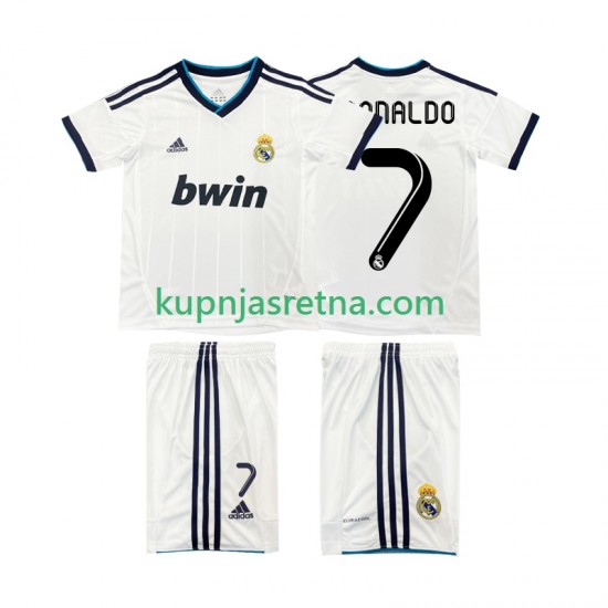 Dječja Domaći Home Dresova Real Madrid Cristiano Ronaldo 7 Retro 2012 2013 Kratkih Rukava