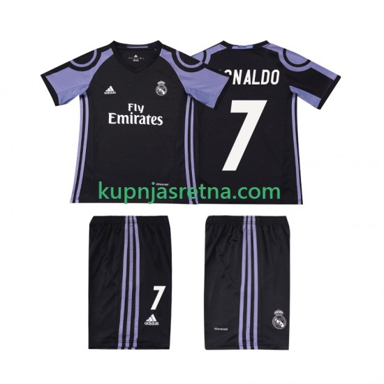 Dječja Treći Dresova Real Madrid Cristiano Ronaldo 7 Retro 2016 2017 Kratkih Rukava