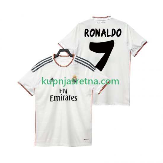 Muškarci Domaći Home Dresova Real Madrid Cristiano Ronaldo 7 Retro 2013 2014 Kratkih Rukava
