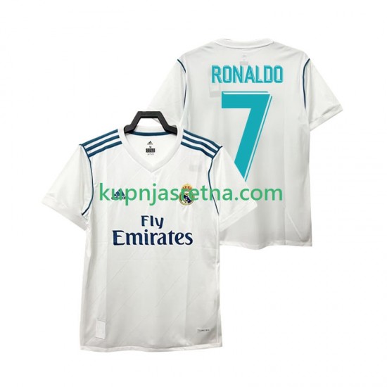 Muškarci Domaći Home Dresova Real Madrid Cristiano Ronaldo 7 Retro 2017 Kratkih Rukava