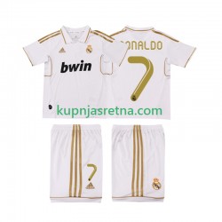 Dječja Domaći Home Dresova Real Madrid Cristiano Ronaldo 7 Retro 2011 2012 Kratkih Rukava