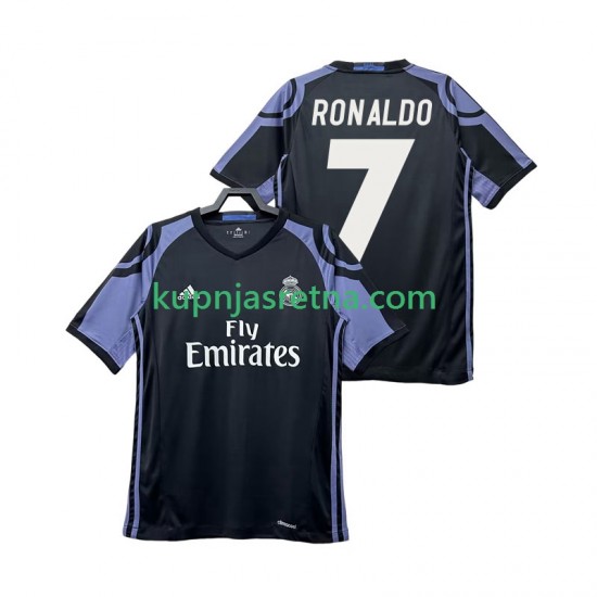 Muškarci Treći Dresova Real Madrid Cristiano Ronaldo 7 Retro 2016 2017 Kratkih Rukava