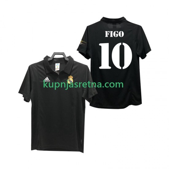Muškarci Gostujući Away Dresova Real Madrid FIGO 10 Retro 2002 2003 Kratkih Rukava