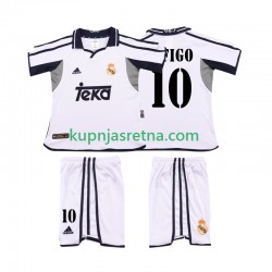Dječja Domaći Home Dresova Real Madrid FIGO 10 Retro 2001 2002 Kratkih Rukava Dječja Domaći Home Dresova Real Madrid FIGO 10 Retro 2001 2002 Kratkih Rukava