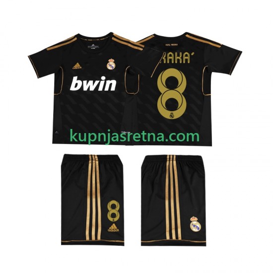 Dječja Gostujući Away Dresova Real Madrid KAKA 8 Retro 2011-2012 Kratkih Rukava