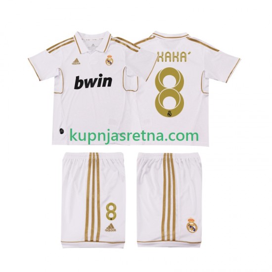 Dječja Domaći Home Dresova Real Madrid KAKA 8 Retro 2011 2012 Kratkih Rukava