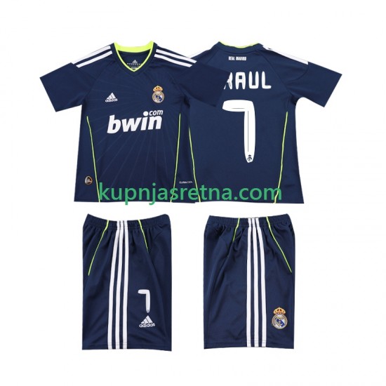 Dječja Gostujući Away Dresova Real Madrid PAUL 7 Retro 2010 2011 Kratkih Rukava