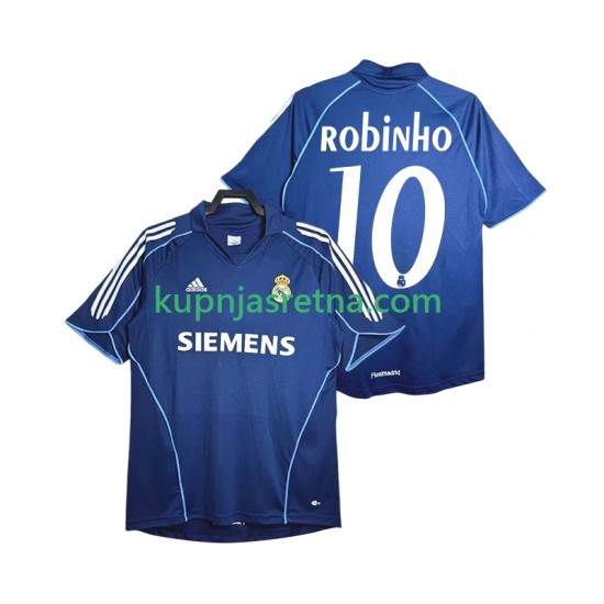 Muškarci Gostujući Away Dresova Real Madrid ROBINHO 10 Retro 2005 2006 Kratkih Rukava