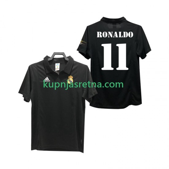 Muškarci Gostujući Away Dresova Real Madrid RONALDO 11 Retro 2002 2003 Kratkih Rukava