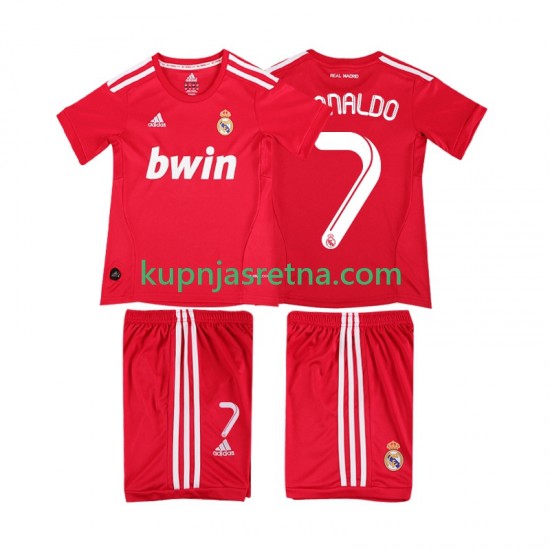 Dječja Treći Dresova Real Madrid RONALDO 7 Retro 2011 2012 Kratkih Rukava