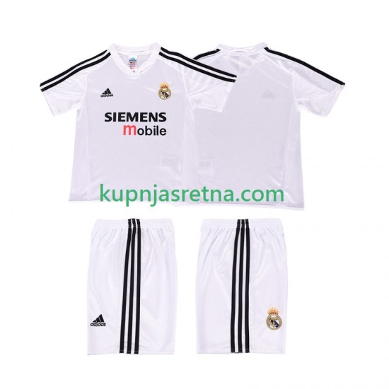 Dječja Domaći Home Dresova Real Madrid Retro 2004 20025 Kratkih Rukava