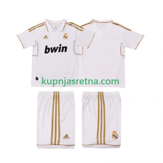 Dječja Domaći Home Dresova Real Madrid Retro 2011 2012 Kratkih Rukava