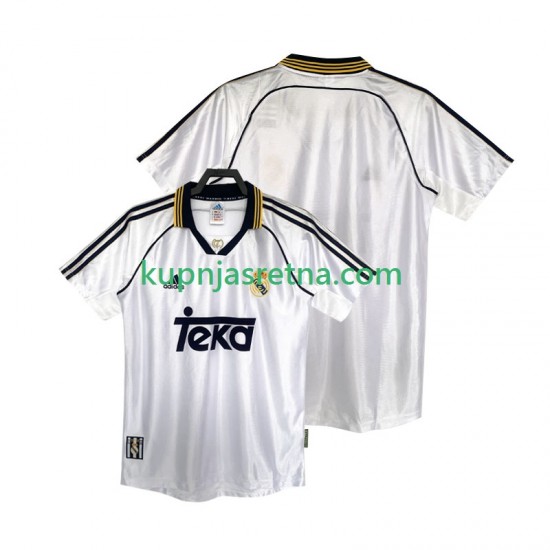Muškarci Domaći Home Dresova Real Madrid Retro 1998 2000 Kratkih Rukava