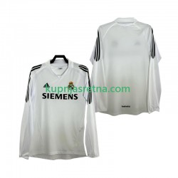 Muškarci Domaći Home Dresova Real Madrid Retro 2005 2006 Dugim Rukavima