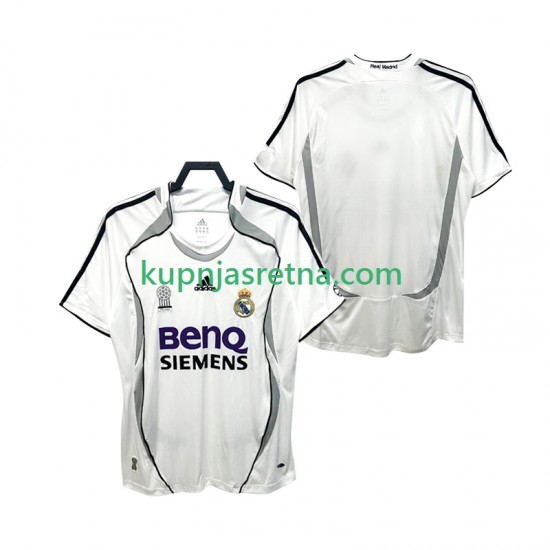 Muškarci Domaći Home Dresova Real Madrid Retro 2006 2007 Kratkih Rukava