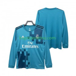 Muškarci Treći Dresova Real Madrid Retro 2017 2018 Dugim Rukavima