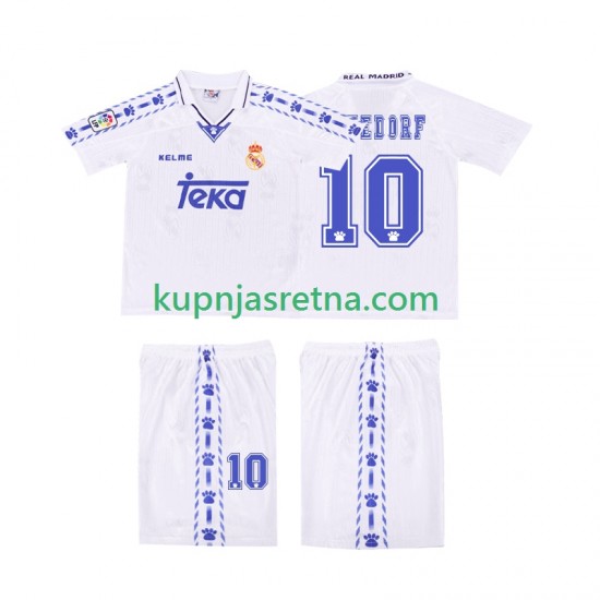 Dječja Domaći Home Dresova Real Madrid SEEDORF 10 Retro 1996 1997 Kratkih Rukava