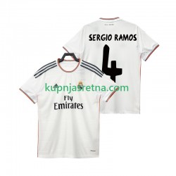 Muškarci Domaći Home Dresova Real Madrid SERGIO RAMOS 4 Retro 2013 2014 Kratkih Rukava