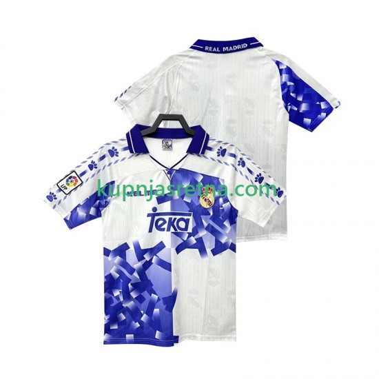 Muškarci Treći Dresova Real Madrid Retro 1996 1997 Kratkih Rukava