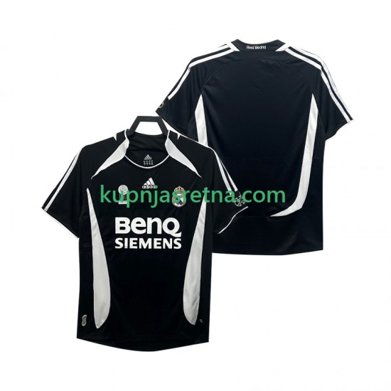 Muškarci Treći Dresova Real Madrid Retro 2006 2007 Kratkih Rukava