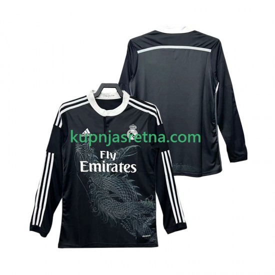 Muškarci Treći Dresova Real Madrid Retro 2014 2015 Dugim Rukavima