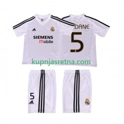 Dječja Domaći Home Dresova Real Madrid ZIDANE 5 Retro 2004 20025 Kratkih Rukava