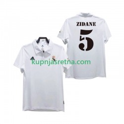 Muškarci Domaći Home Dresova Real Madrid ZIDANE 5 Retro 2002 2003 Kratkih Rukava