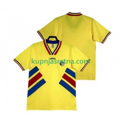 Muškarci Domaći Home Dresova Rumunjska Retro 1994 Kratkih Rukava Muškarci Domaći Home Dresova Rumunjska Retro 1994 Kratkih Rukava