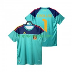 Muškarci Domaći Home Golmanski Dresova Španjolska Casillas 1 Retro 2010 Kratkih Rukava