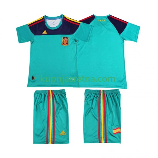 Dječja Domaći Home Golmanski Dresova Španjolska Retro 2010 Kratkih Rukava