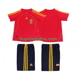 Dječja Domaći Home Dresova Španjolska Retro 2008 Kratkih Rukava