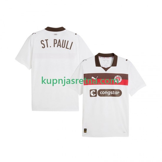 Muškarci Gostujući Away Dresova St. Pauli 2025-2026 Kratkih Rukava
