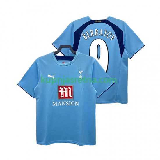 Muškarci Gostujući Away Dresova Tottenham Hotspur BERBATOV 9 Retro 2006 2007 Kratkih Rukava
