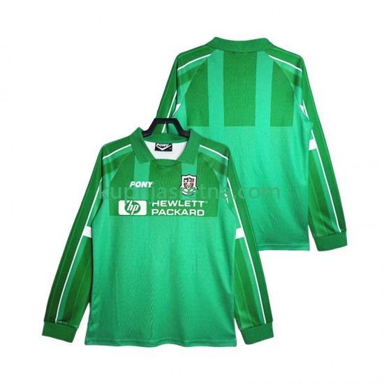 Muškarci Domaći Home Golmanski Dresova Tottenham Hotspur Retro 1997 1999 Dugim Rukavima