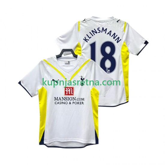 Muškarci Domaći Home Dresova Tottenham Hotspur KLINSMANN 18 Retro 2009 2010 Kratkih Rukava