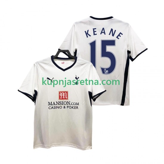 Muškarci Domaći Home Dresova Tottenham Hotspur Keane 15 Retro 2008 2009 Kratkih Rukava