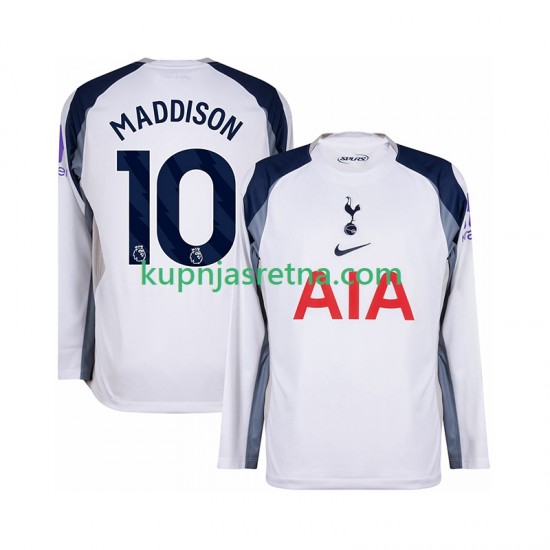 Muškarci Domaći Home Dresova Tottenham Hotspur Maddison 10 2025-2026 Dugim Rukavima