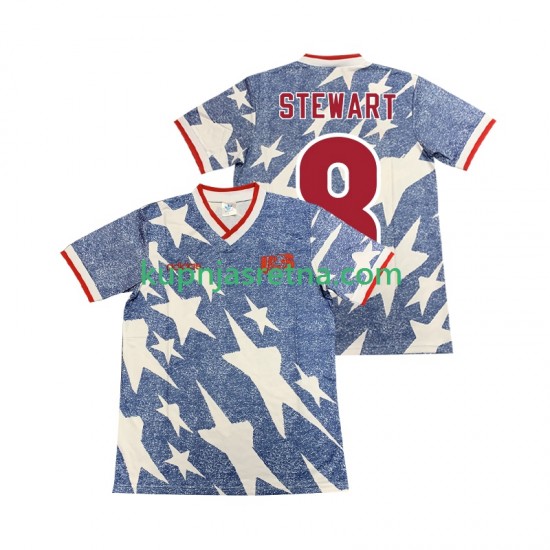 Muškarci Gostujući Away Dresova SAD STEWART 8 Retro 1994 Kratkih Rukava